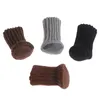 24PCS Lot Knitted Chair Leg Socks Furniture Table Feet Covers Floor Protectors Moving Noise Reduction Pads247n