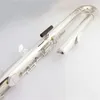 C Key Bass Flute 14 Buracos na linha G Key CuPronickel Bass Flautes Instrumentos musicais Ocarina com Case Musical Instruments8095691