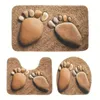 Animal Fur Leopard Shower Curtain Bath Mat Set Soft Bath Carpet for Bathroom Funny Cover Toilet Seat Waterproof Bathroom Curtain LJ201130