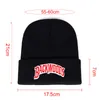 New Knitted Hat Beanies Backwoods Lettering Cap Women Winter Hats for Men Warm Hat Fashion Solid Hip-hop Beanie Hat Unisex CapsDropshipping