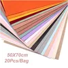 20pcs 70x50cm Floral Wrapping Paper Gift Packaging Valentine's Day Wedding Bouquet Packing Craft