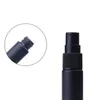 10ml Matte Black Glass Perfume Fine Mist Spray Bottle Sample bottles With plastic Mist sprayer Lotion Pump Refillable Empty Container LX342