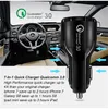 Le chargeur de voiture portatif QC3.0 a mené la charge rapide 12V 3.1A double port USB