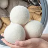 Wiederverwendbare Trocknerbälle aus Wolle Premium-Wäscheprodukte Natürlicher Weichspüler Reduziert statische Aufladung und hilft, Kleidung in Wäschereien schneller zu trocknen DH8857