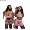 Yaz Seksi Mesh Yoga Pantolon Set Bayan Tasarımcı Giyim Iki Parçalı Kısa Set Kıyafetler Yelek Şort Sweatsuit Gece Kulübü Stil S-XXL