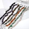 Нерегулярные натуральные кристаллы Каменный браслет Gem Beads Ювелирные Изделия Многоцветные Регулируемые Гравийные Браслеты для Женщин Мужчины Подарок