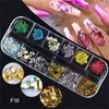Sequin Floral Nail Sticker Fashion Dry Flower Sequins Applique Seal Nails Stickers Multi Type Womens Manicures Decoration New 8 8sq L2