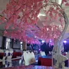 Wedding Decoratie Cherry Blossoms Tree Arch Road Lads Stand Wedding Runner Baan Kolom Kolom Winkelen Malls Open Deur Props