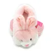 Millffy Lovely Pink Rabbit Plush Winter Warm Warvet Slippers Удобные крытые туфли Hamster Slippers Cat плюшевые тапочки 201023