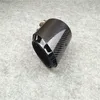 1 PCS Universal Schwarz Edelstahl Auspuff Schalldämpfer Spitze Auto Glänzend Carbon Einzelne Auto Hinten Rohre