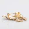 Emaille Schmetterling Brosche Gold Kristall Strass Broschen Pins für Damen Herren Hochzeitssträuße Modeschmuck Will und Sandy