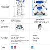 Robô para meninos crianças crianças intelectual controle remoto mini rc robô com cantar dança roboter inteligente robô DIY boneca 201211