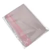 Sacchetti di plastica richiudibili in cellophane Sacchetti trasparenti per imballaggio in plastica con sigillo autoadesivo