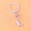 Mode porte-clés 17*17mm oiseau perroquet pendentifs bijoux à bricoler soi-même voiture porte-clés porte-anneau Souvenir pour cadeau