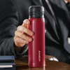 UZSPACE Business Sport Bouteille d'eau Flacon à vide Thermos en acier inoxydable Boisson directe Leakproof Portable Car Tea Cup Coffee Mug 201109