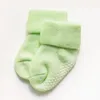 Ny höst och vinter Tjock baby toddler strumpor bomull icke-slip babyer golv fot socka 20211228 H1