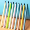 Crayon entérique HB sans encre coloré Pas besoin d'aiguiser des crayons permanents sans fin pour stylos à plomb Stylos effaçables pour enfants Outils d'écriture de papeterie pour élèves écologiques ZL0293