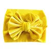 European and American children's gold velvet multicolor holiday hairband headdress Baby bow wide elastic hair accessory GD1197