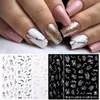 Marmer bloeiende nail art stickers voor nagels manicure vrouwen gezicht ontwerp nagels zelfklevende slider stickers tape nail art decoratie212R7544132