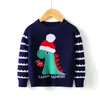 Christmas Knit Sweater Autumn Winter Baby Boys Girls Clothes Cartoon Pullover Kids Children's Clothing 210521