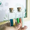 Mini Frasco com 25 ml Cork Stopper 30ml Esvaziar garrafas Food Grade contentores ideia Containers Jars Vial para 50pcs Presente de casamento