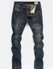 Байкерские джинсы мужские мото джинсовые мужские модные брендовые дизайнерские рваные рваные бегуны потертые плиссированные мотоциклетные джинсы Брюки черные синие289d