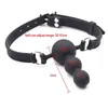 NXY Sexe Adulte Jouet Plein Silicone Bouche Ouverte Gag Bdsm Bondage Collier De Cou Balle Jouets pour Couples Esclave Fétiche Contraintes Jeux Outils1216