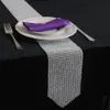 1pcs Gold Silver Diamond Mesh Table Runner Crystal Rhinestone Ribbon Bling Sparkly Wrap Wedding Christmas Decoration for Home 201102