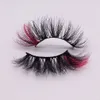 Colored 25mm 3D Mink Eyelashes 39 Styles Dramatic Fluffy Volume False Eyelash Highlight on the End Cosplay Costumes Full Strip Lashes