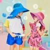 Kocotree Wide Brim Children Hat Kids Bucket Cap Summer Beach Girls Travel Outdoor New Fashion Cute Casual Sun Hats Y200714