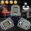 Partihandel 60/80 / 100W LED Deformerbar Garage Workshop Ljus Vattentät IP65 Belysning Taklampa Industriell lampa för lager E26 / E27