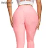 IWUPAETY 3D Kalın kadın Spor Joga Pantolon Seksi Fitness Leggins Nefes Butt Kaldırma Yüksek Bel Spor Spor 11 Renkler 201202