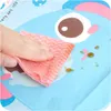 Cute Cartoon Bambini Mangiare Bere Grembiule Coprispalle Set Bambino Impermeabile e Antivegetativa Pittura Abito Kid Senza Maniche Bavaglino 211222