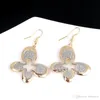 Brinco Prata / Ouro Cristal Long Pendientes Para As Mulheres Scrub Gancho Gancho Dangle Novela Brincos