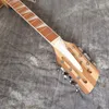 12 sznurków 330 381 GLO GLO Naturalne pół pustej korpusy elektryczne łukowate gitara górna kanapka szachownica wiązanie vintage TUN1198723