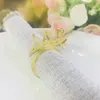 Gepersonaliseerde tafelkleur houten servetring, aangepaste bruiloft servet ringen acryl gesneden servetring met initialen decor benodigdheden 201124