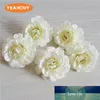 15pcs 5cm 12colors Artificial Azalea Flower Head Peony Rose DIY Rhododendro Wedding Flowers Wreath Garland Home Decor Floral Pr