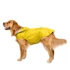 Su geçirmez büyük evcil köpek giysileri yağmur ceket yağmurluk yansıtıcı yağmur giysisi orta büyük köpekler yaz açık tulum ceket
