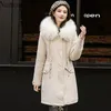 Women's Down & Parkas South Korean Version Of Loose Medium And Long Hair Collar To Overcome 2022 Winter Tooling Cotton Coat Thick Luci22