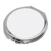 Miroir de poche cosmétique en métal sur mesure en métal vierge (6.2 * 6.6cm)