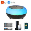 FreeShipping Smart Wifi Humidifier With LED Night Lamp 400ml Aroma Essential Oil Diffuser App/Voice Control Compatible with Alexa & Google