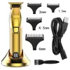 Professional lithium ion electric hair clipper for men barber shop rechargeable trimmer powerful beard cutting tool 220623