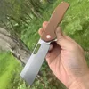 Tunefire GT955 Outdoor Camping Łowienia Noże Składane D2 Kamienne Blade Łożysko Kulkowe Noże High-End Linen Uchwyt Narzędzie