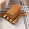 Высокое качество Pine Soap Box Dish хранения лоток ручной деревянный Мыльница Ванна Душ Ванная WB2951