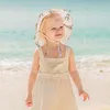 Summer Baby Sun Kapelusz dla Dziewczyn i chłopców Dzieci Outdoor Neck Cool Cover Anti UV Kids Beach Dinozaur Elephant Caps Caps wiadro