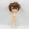 IJzige dbs pop jongen body kort bruin haar zonder make-up witte huid 1/6 30cm LJ201031