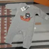 Bebek Yenidoğan Bebek Tulum Kızlar Organik Pamuk Giysi Tasarımcısı Marka Teddy Bear Onesie Bodysuits Tulum Çocuk Boys Kostüm Pijama Tulum