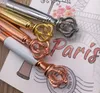 Nieuwe Diamond Crown Ballpoint Pennen Klassieke Kleur Rosegold Zilver Goud Metalen Pen Met Bling Little Crystal Student Writing Gift SN3381