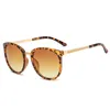 2021 Oversized Cat Eye Sunglasses Women Retro Round Sun Glasses Ladies Fashion Leopard Eyewears zonnebril dames