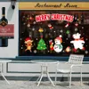 Cartoon wasserdichter Weihnachtsmann Schaufenster Glastüraufkleber Weihnachtstag Wandaufkleber Tapete DIY selbstklebend